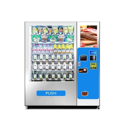 Máquina de venda automática refinada água do armazenamento do alimento das luvas do trabalho da máquina de venda automática