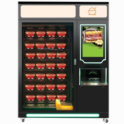 24 do autosserviço do Hamburger da máquina de venda automática do fabricante de Pizza Hot Dog horas de máquina de venda automática da sopa para a venda
