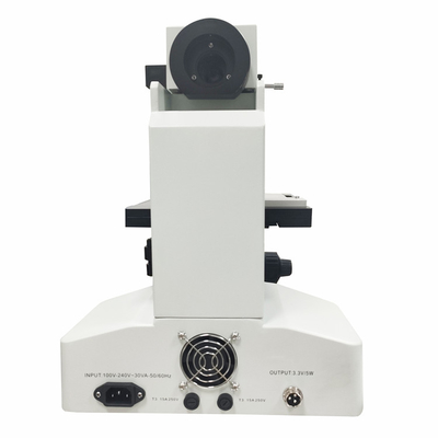 Microscópio metalúrgico invertido sistema ótico da infinidade do microscópio