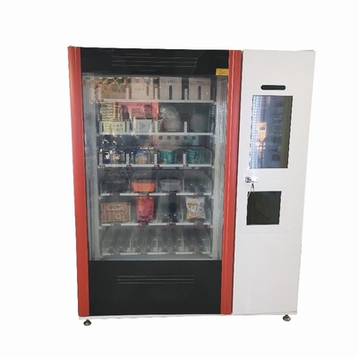 Petisco de 8 seleções e máquina de venda automática combinados largos automáticos da bebida com sistema de refrigeração