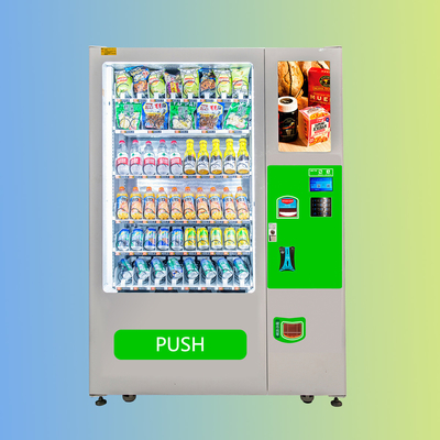 Bebidas da loja do serviço do auto e máquina de venda automática combinado da sabedoria dos petiscos com elevador do elevador
