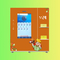 Máquina de venda automática quente automatizada anúncio publicitário 4G Wifi do alimento de YUYANG, máquina de lustro do metal